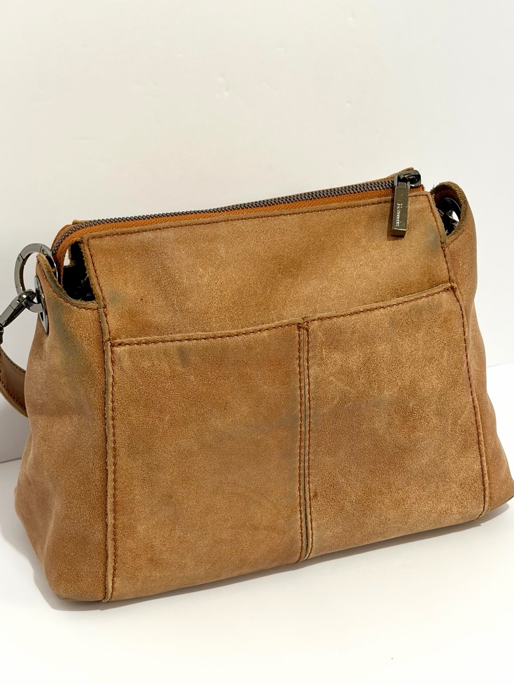 Hammitt Bryant Medium Shoulder Bag In Hermosa Saddle With Gunmetal Hardware - Picture 10 of 16